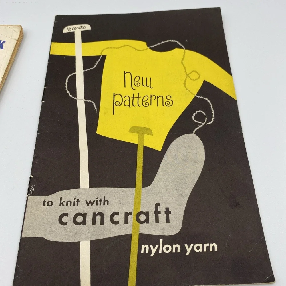 Vintage Knitting Books‎ (3) 1950s Patons New Lux Cancraft